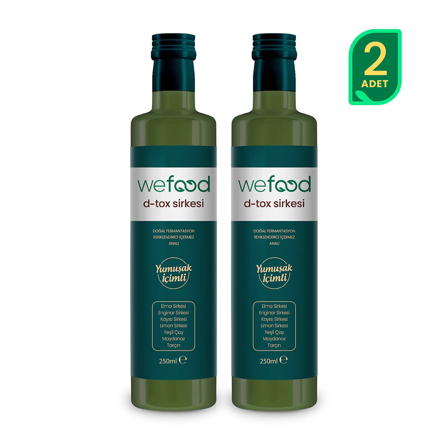 Wefood Detoks Sirkesi 250 ml 2'li
